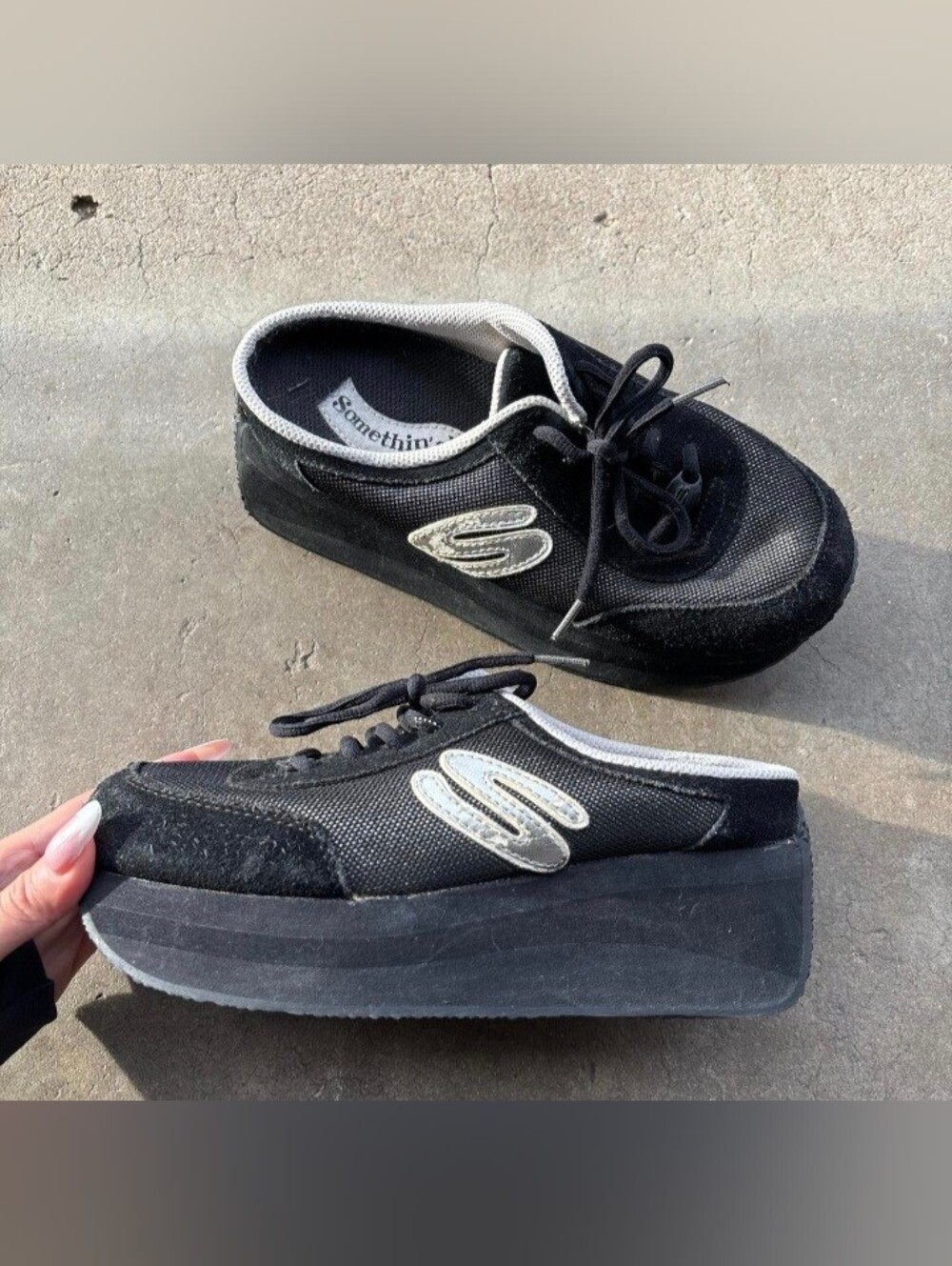 Y2k Skechers Platform Sneakers